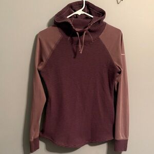 Columbia Purple Striped Hoodie